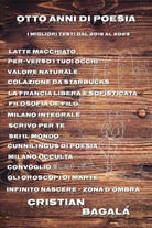 Otto anni di poesia I migliori testi dal 2015 al 2023 di Cristian Bagala