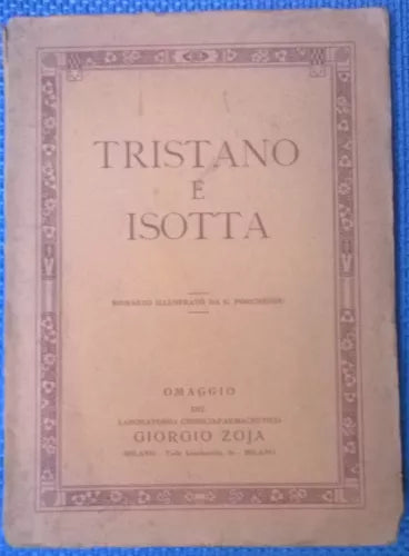 Tristano e Isotta	 - Bédier - 1929,  Soc. Anon. Prof. G. De Agostini - L 