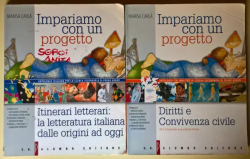 2 vol. Impariamo con un progetto: Itinerari letterari/ Diritti e convivenza -L