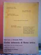 Civilta letteraria di Roma antica di Italo Lana Armando, 1967, G. D’Anna-F