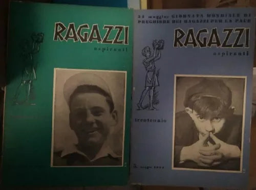 Ragazzi aspiranti 2 copie - 1954