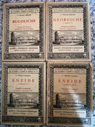 Classici Latini e greci N° 27,56,39 e 37 di Virgilio Marone,1937 1941 1946-F