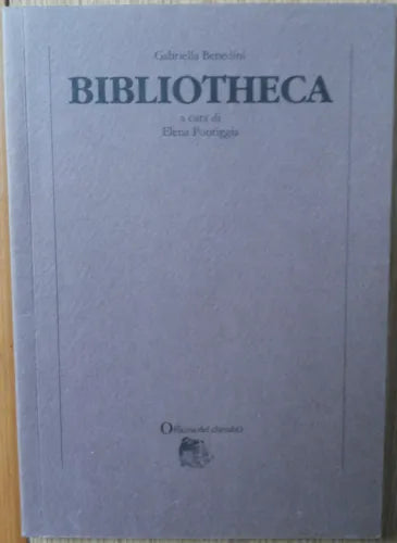 Bibliotheca - Benedini - Officina del cherubo,1990 - R