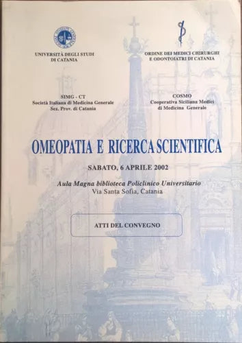 Omeopatia e Ricerca Scientifica Convegno Catania 2002 Ca