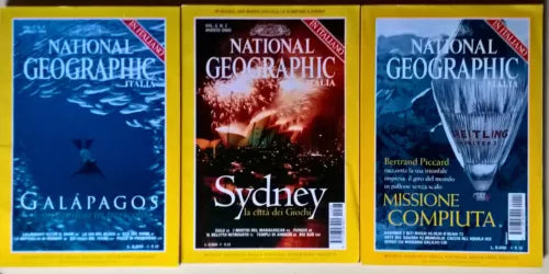 3 voll. National Geographic Italia - Edizioni La Repubblica 1999/2000 - L