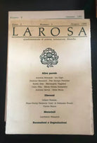 La rosa quadrimestrale di poesia N°1 e 8 - Vari, Press - P