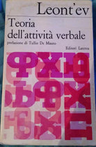 Teoria dell attivita verbale - Leont ev - Laterza - 1973 - M
