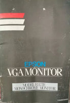 vga monitor epson model e1172e manual - ER