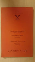 Sola Andata - Cauwelaert- ed. SENZA CORREZIONI DEFINITIVE - 1994 - Longan. ER