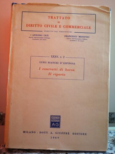 Trattato di Diritto civile e commerciale di A.cico F.messineo,1969, A.Giuffe-F