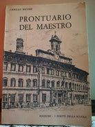 Prontuario del Maestro di Camillo Micone, 1963, I Diritti Della Scuola-F