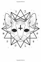 Geometria sacra del gatto occulto: Quaderno Regali Wiccan Magic Witches Magic Ca