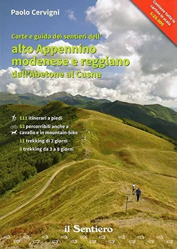 Carte e guida dei sentieri dell alto Appennino modenese e reggiano dall Abetone